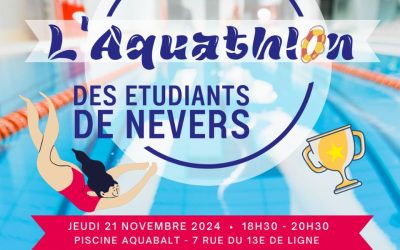 Aquathlon Étudiant à Nevers : défis et Bonne Humeur au Rendez-vous !